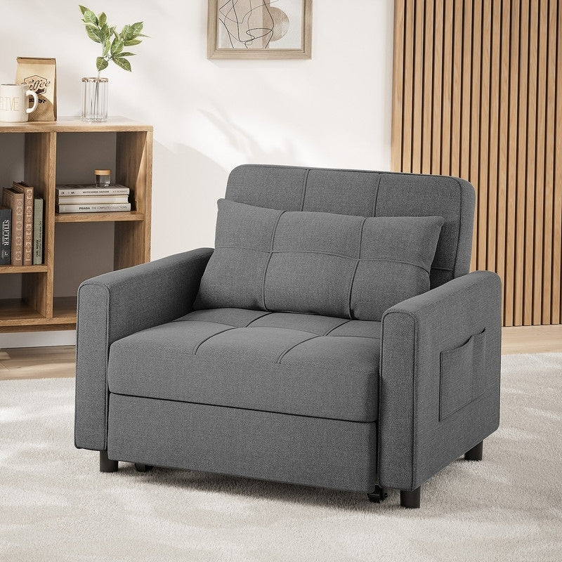 Canapé-lit 3 en 1 réglable, canapé-lit gigogne, convertible et pliable pour salon