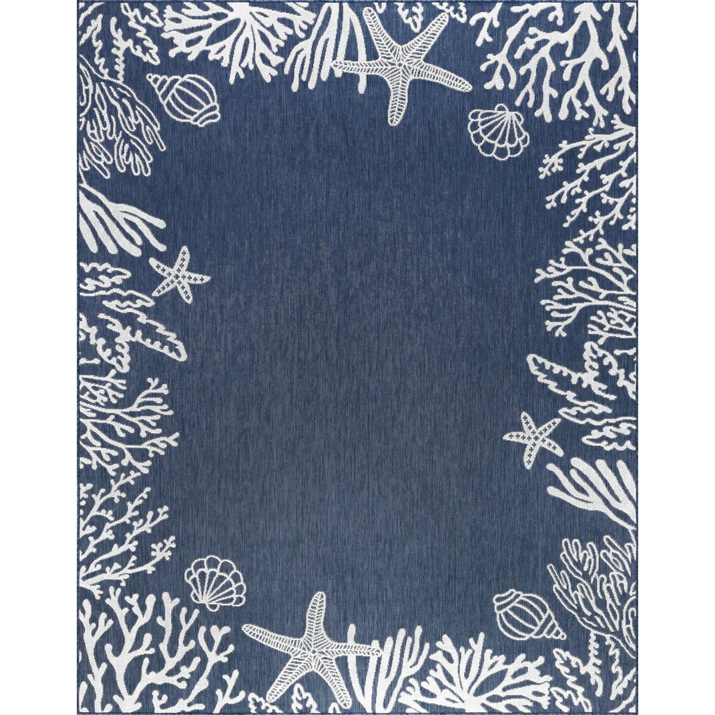 Exo Coastal Graphic Print Indoor/Outdoor Area Rug