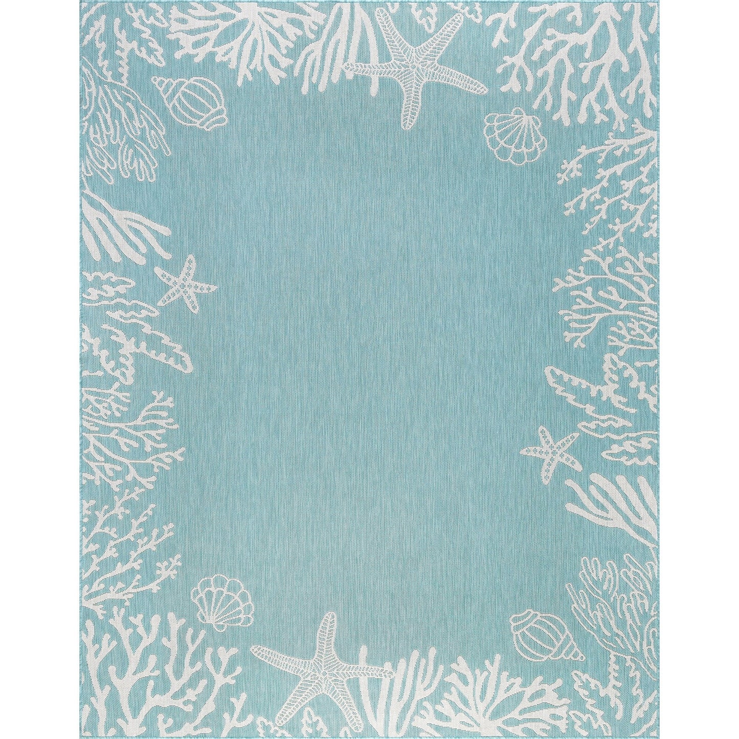 Exo Coastal Graphic Print Indoor/Outdoor Area Rug