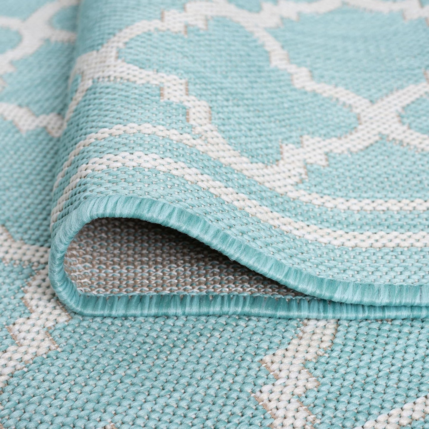 Exo Coastal Geometric Indoor/Outdoor Area Rug