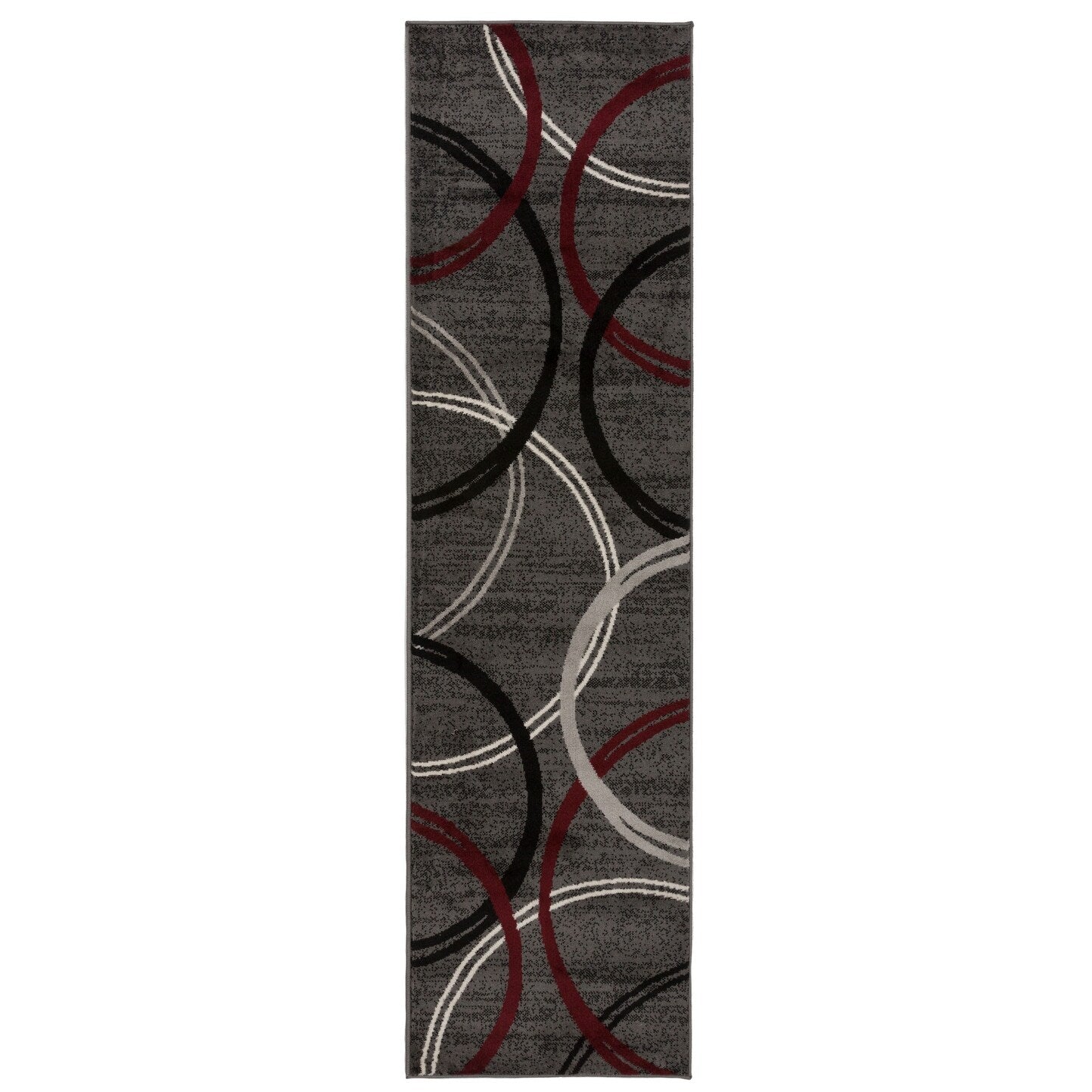 World Rug Gallery Contemporary Abstract Circles Design Area Rug