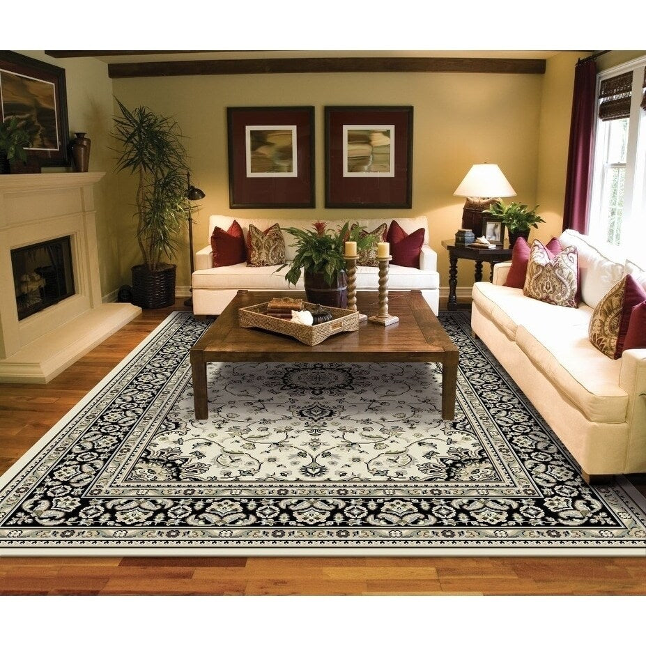 Copper Grove Savonlinna Bordered Persian Area Rug