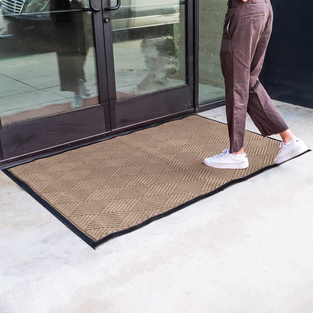Envelor Door Mat Indoor Outdoor Low Profile Commercial Entryway Rug