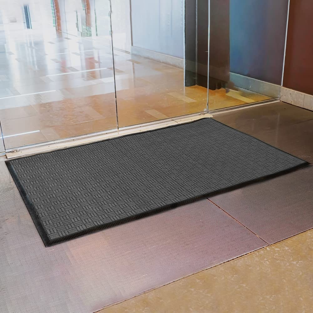 Envelor Door Mat Indoor Outdoor Low Profile Commercial Entryway Rug