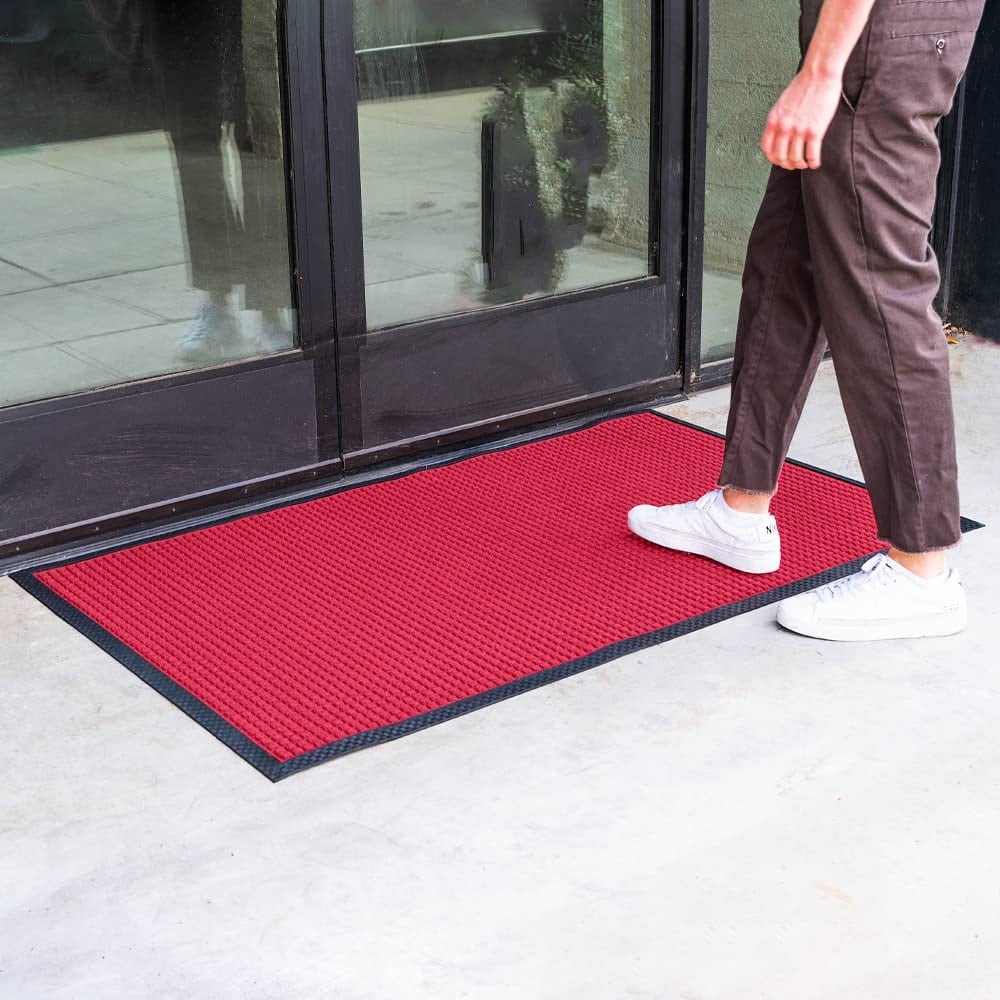 Envelor Door Mat Indoor Outdoor Low Profile Commercial Entryway Rug