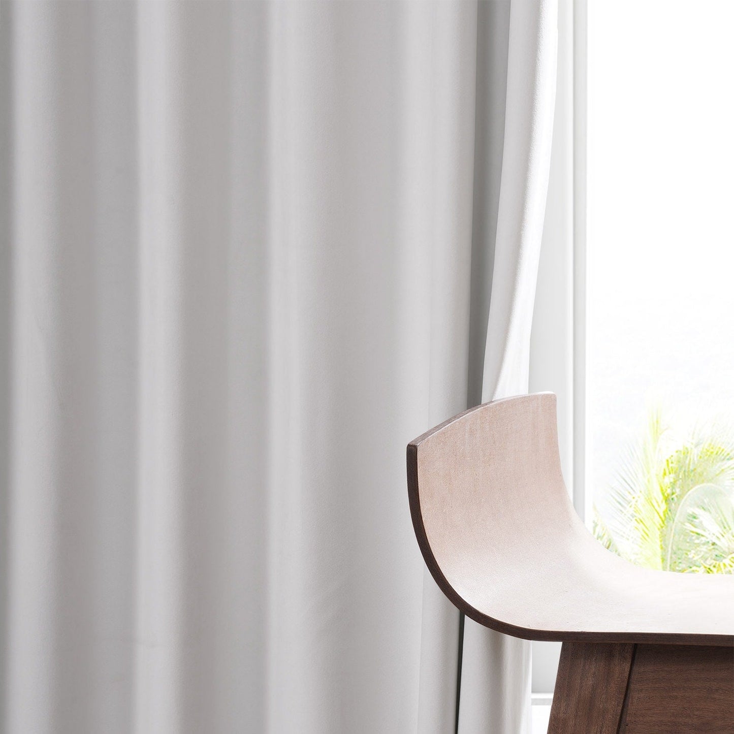 Exclusive Fabrics Signature Plush Velvet Hotel Blackout Curtains (1 Panel) - Luxury Soft Drapery for Light Control & Elegance