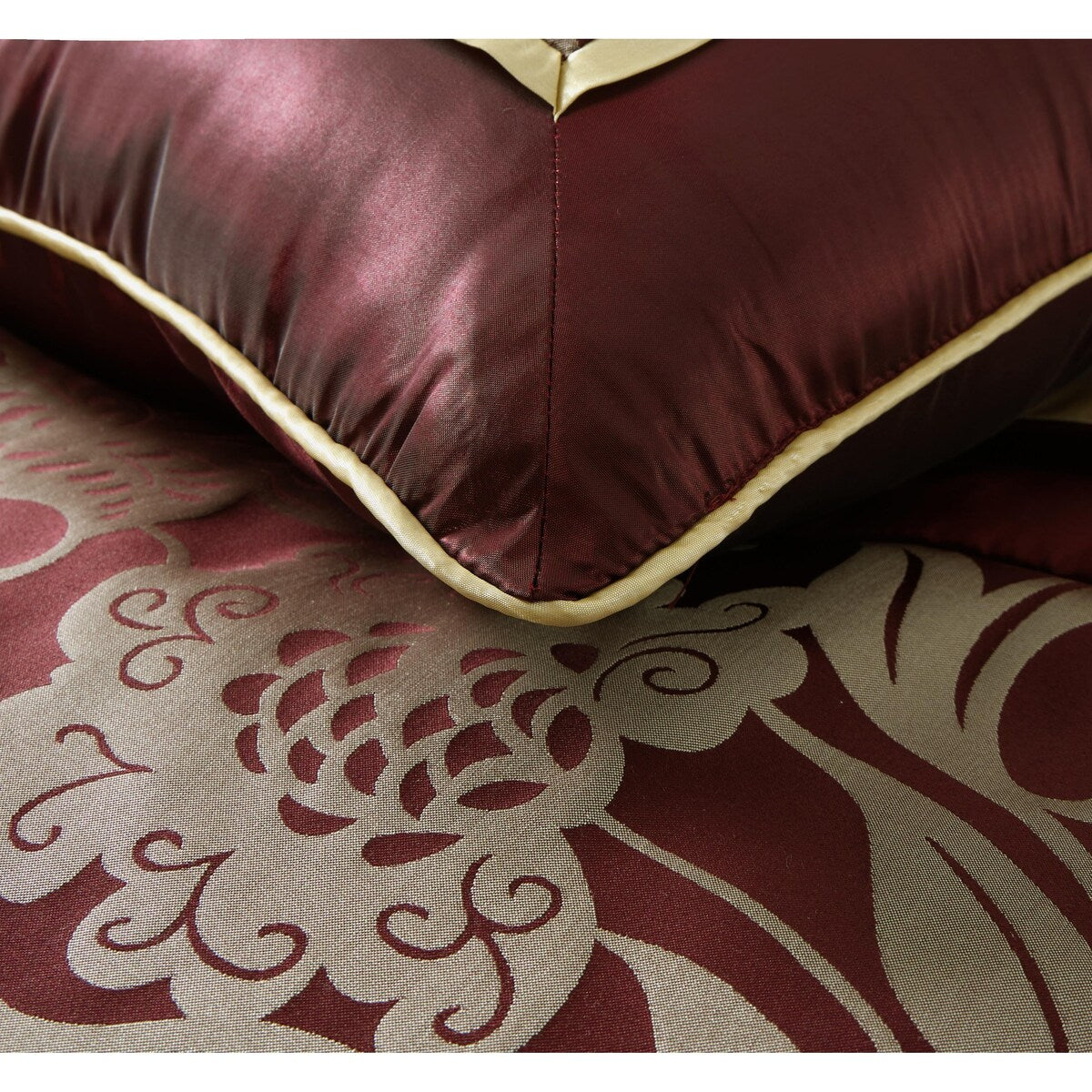 Ensemble de couette 9 pièces Nanshing Brie en jacquard floral