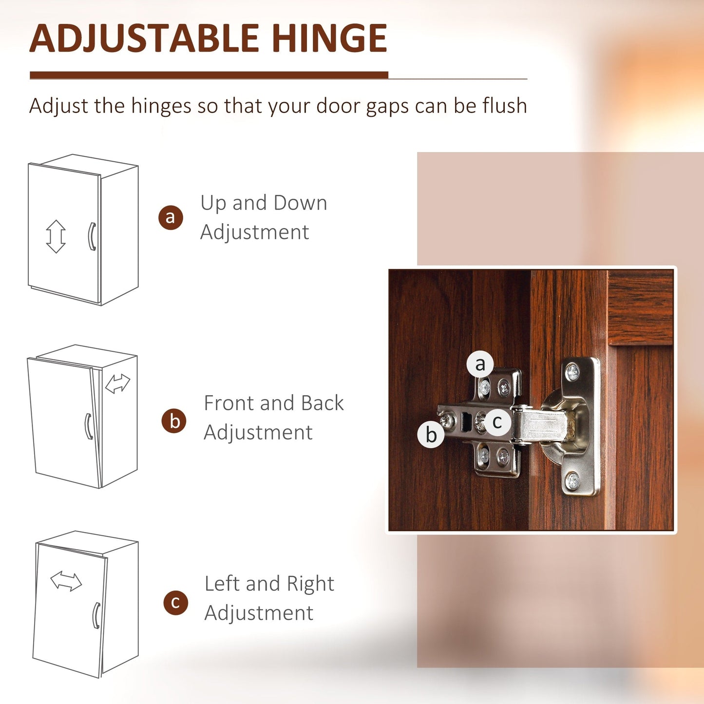 HOMCOM 63 Garde-manger de cuisine à 2 portes, meuble de rangement indépendant avec étagères à 5 niveaux et 2 étagères réglables pour salle à manger