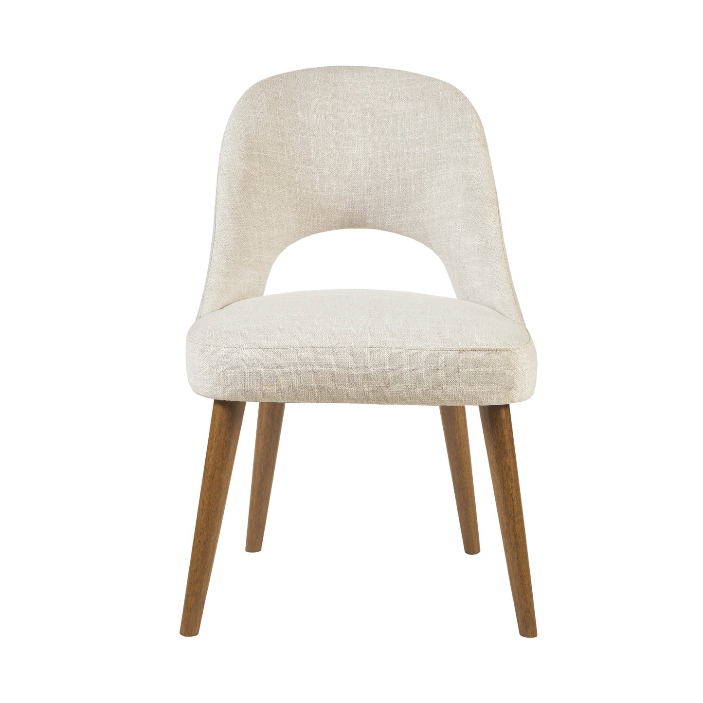 Chaises de salle à manger rembourrées INK IVY Nola avec dossier découpé (lot de 2)