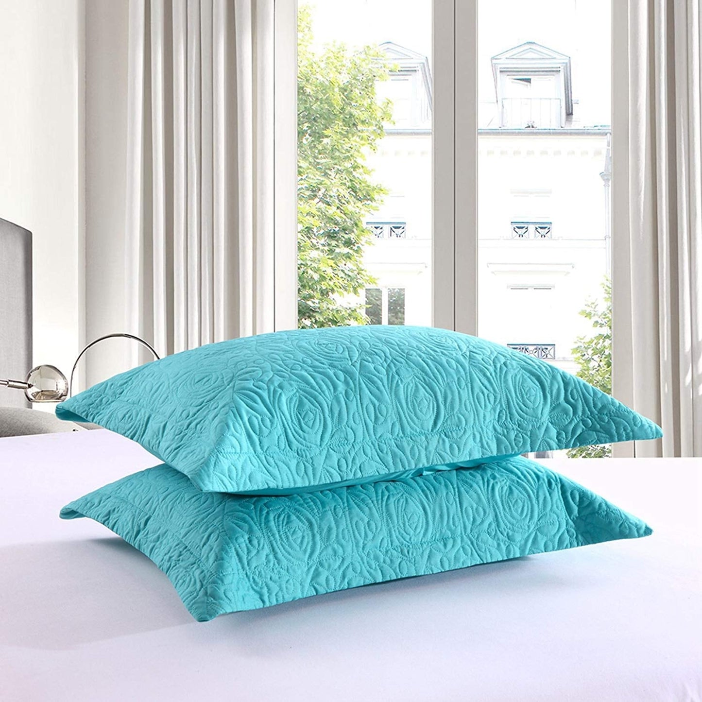 Porch & Den Manor Embroidered Pillow Sham (Set of 2)