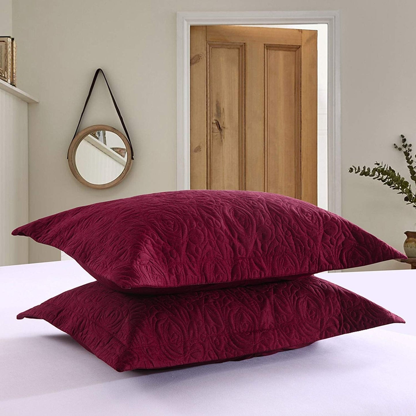 Porch & Den Manor Embroidered Pillow Sham (Set of 2)