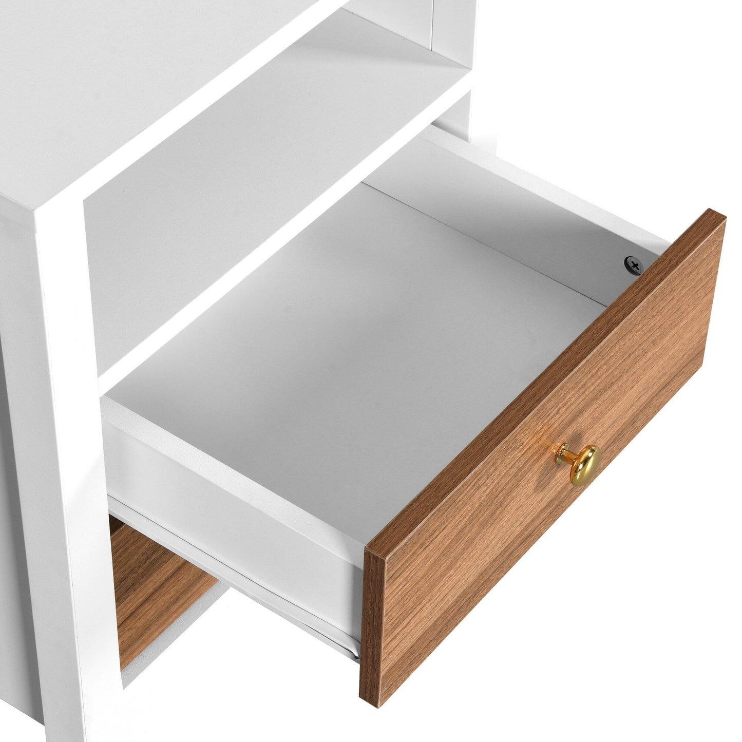 Ensemble de 2 tables de chevet avec station de charge Table d'appoint avec 2 tiroirs avec ports et prises USB Table de chevet