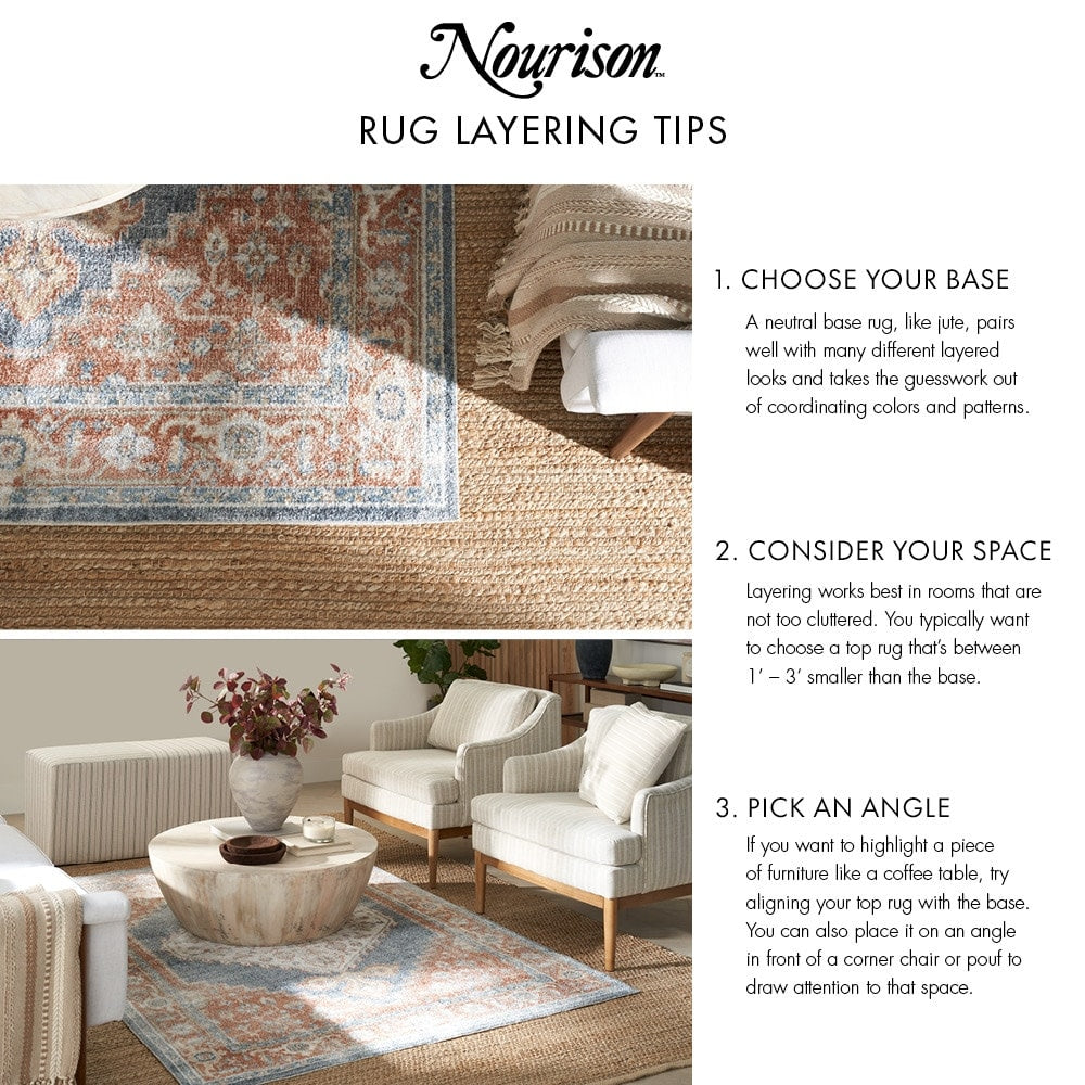 Nourison Textured Home Indoor Abstract Area Rug