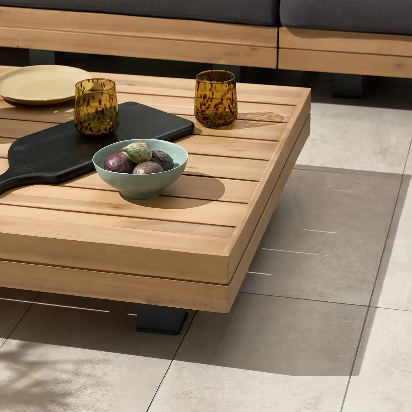 Poly & Bark Celenza 98 Outdoor/Patio Modular Corner Sectional Set with Coffee Table