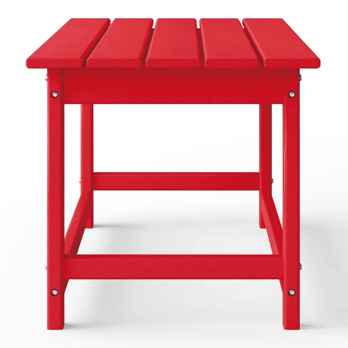 Polytrends Laguna Hdpe All Weather Outdoor Patio Rectangular Coffee Table