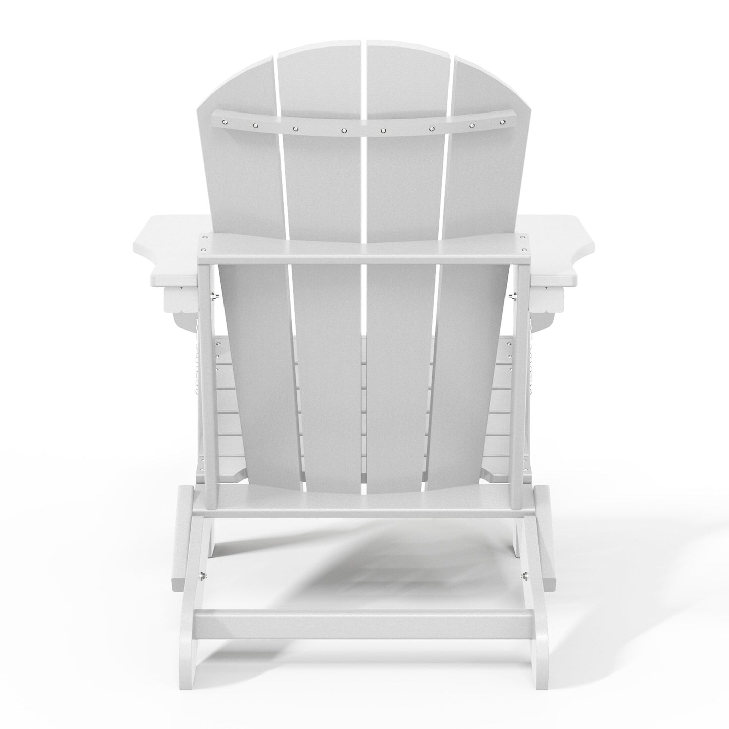 Chaises pliantes Adirondack Polytrends Laguna résistantes aux intempéries (lot de 4)