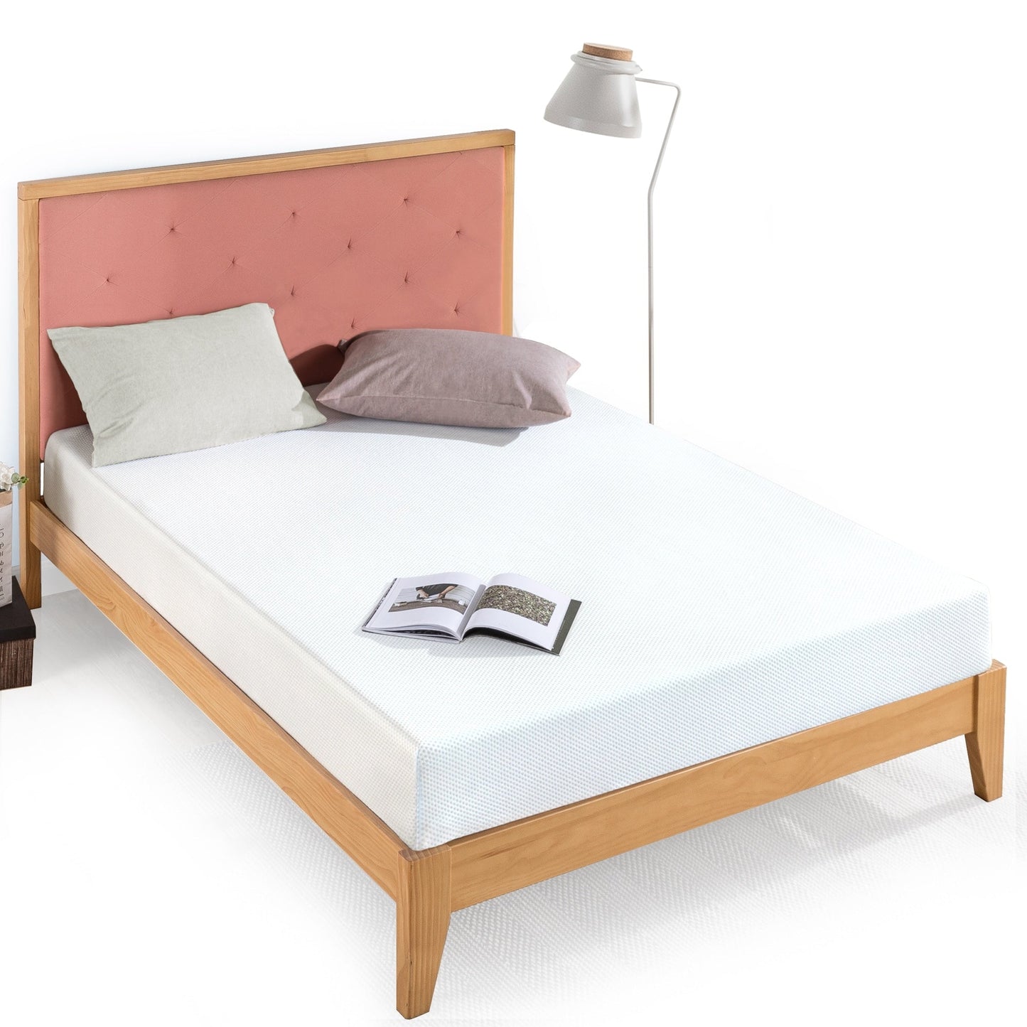 Matelas en mousse à mémoire de forme Priage by Zinus de 8 pouces au thé vert