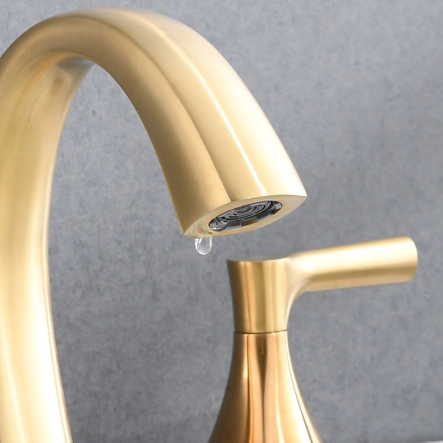 Proox 8 Widespread Bathroom SpotShield Basin Faucet w/ Drain Assembly