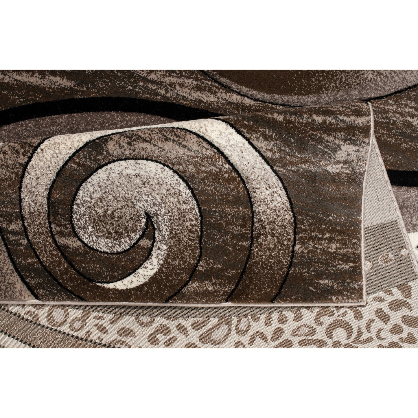 Rhodes Collection Abstract Swirl Area Rug