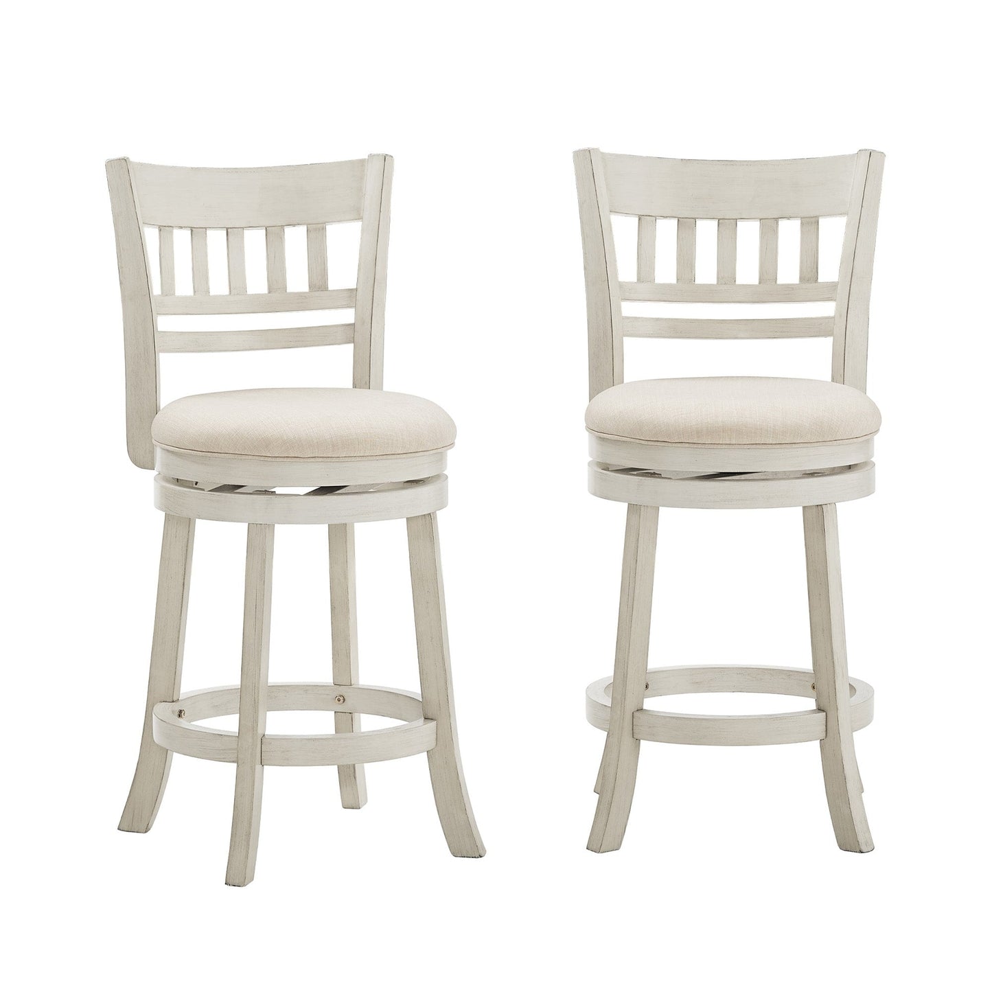 Rovinj Lattice Back 24H Swivel Counter Height Stool