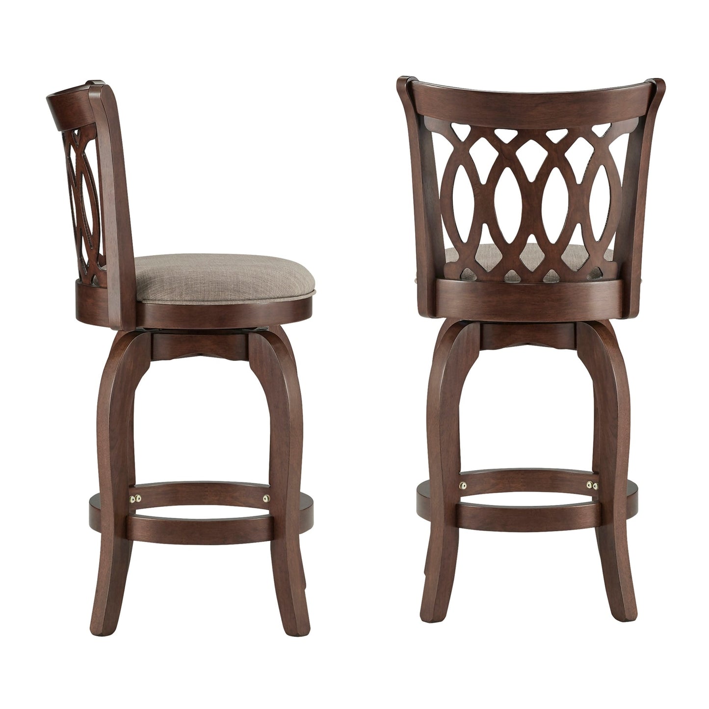 Rovinj Scroll Back Swivel Counter Stool