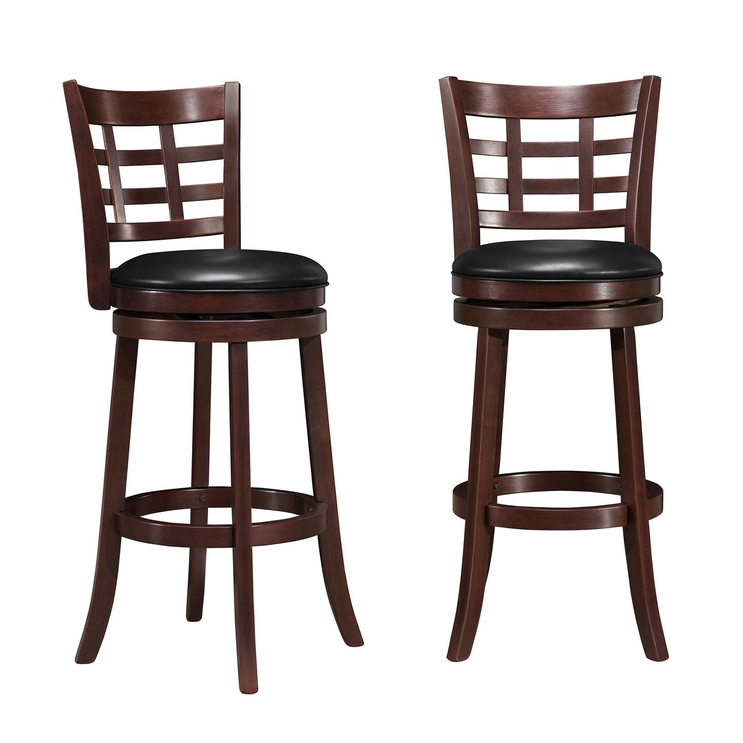 Rovinj Upholstered Back Swivel Bar Stool - Barstool