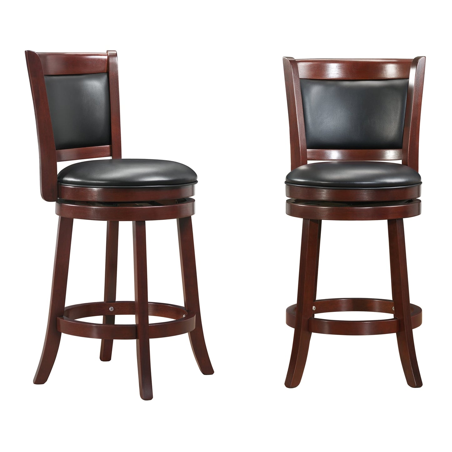 Rovinj Upholstered Back Swivel Counter Stool