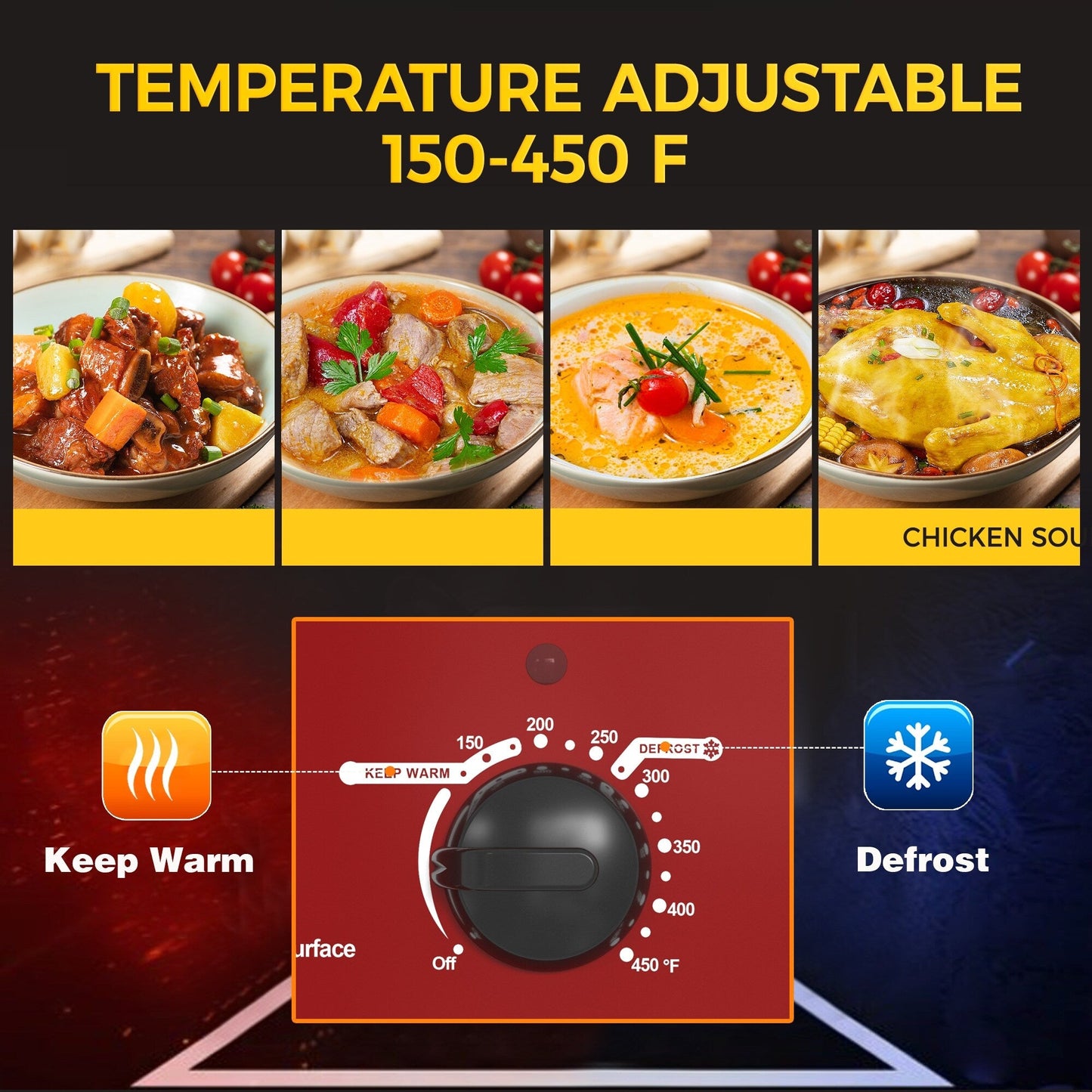 Royalcraft Roaster Oven with Removable Pan