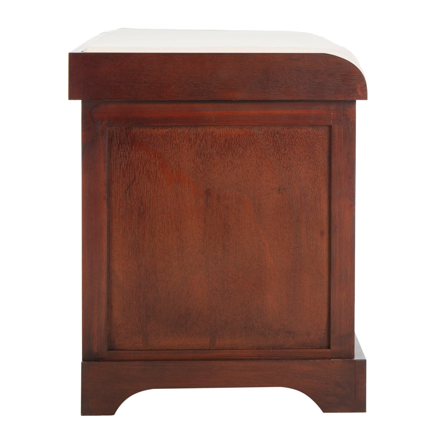 Banc de rangement tressé marron Euphemia de SAFAVIEH - 33,5 x 16,1 x 19,9 - 34 L x 16 P x 20 H