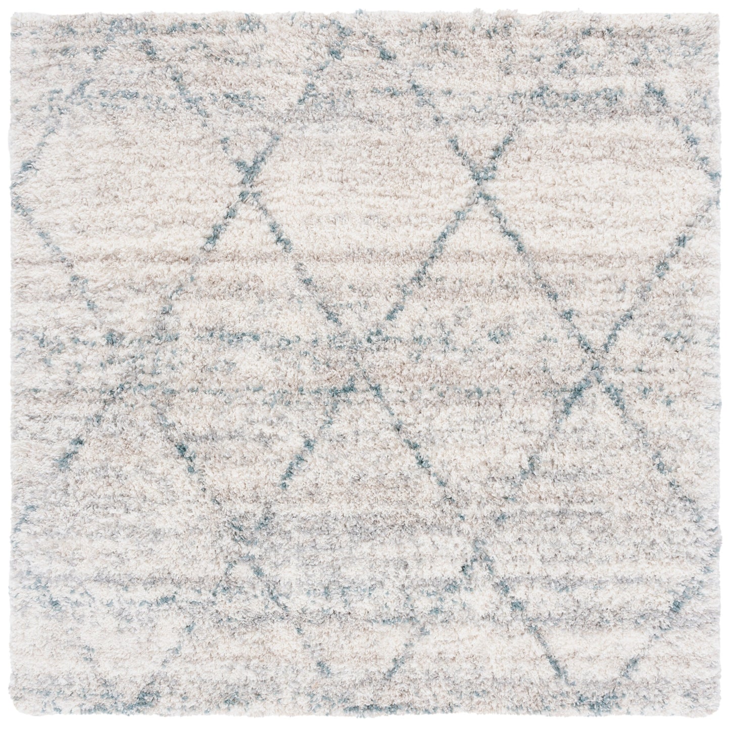 SAFAVIEH Fontana Shag Marye Modern Trellis 2-inch Thick Rug