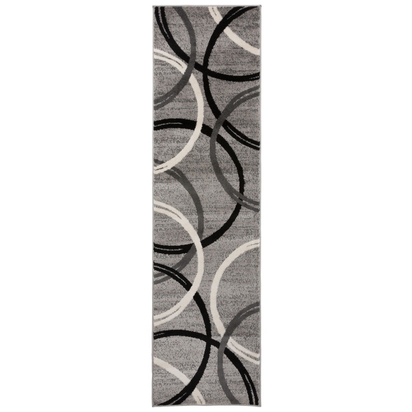 World Rug Gallery Contemporary Abstract Circles Design Area Rug