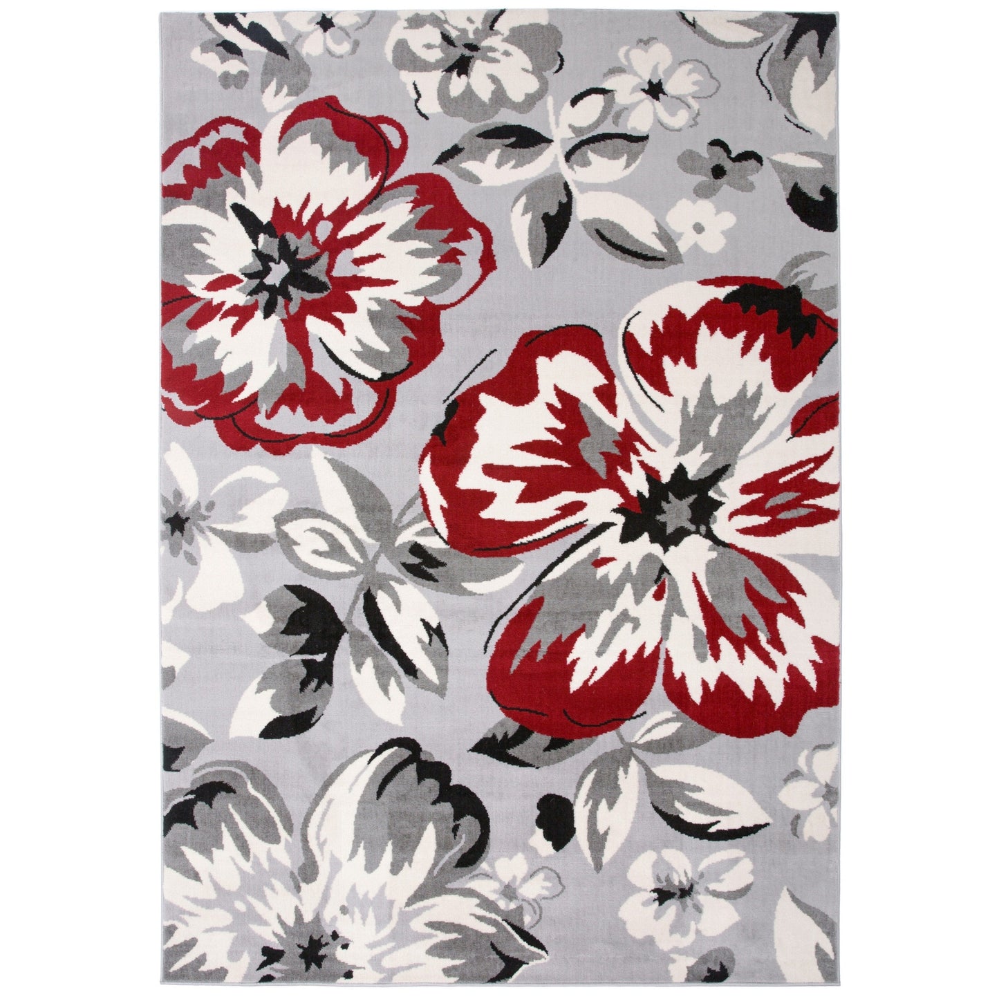 World Rug Gallery Modern Floral Design Area Rug