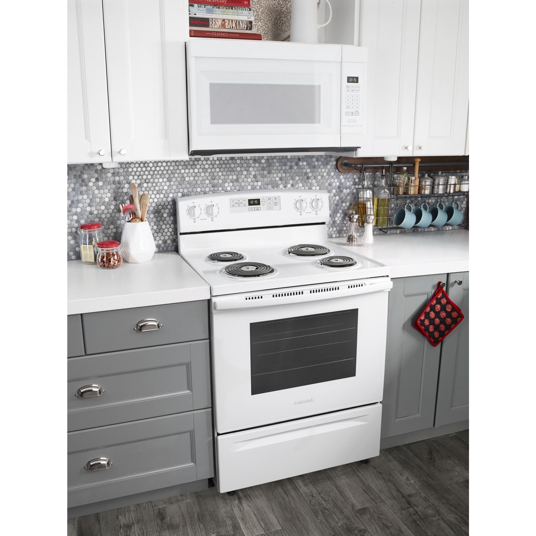 Cuisinière autonettoyante Amana (YACR4503SFW) - Blanc