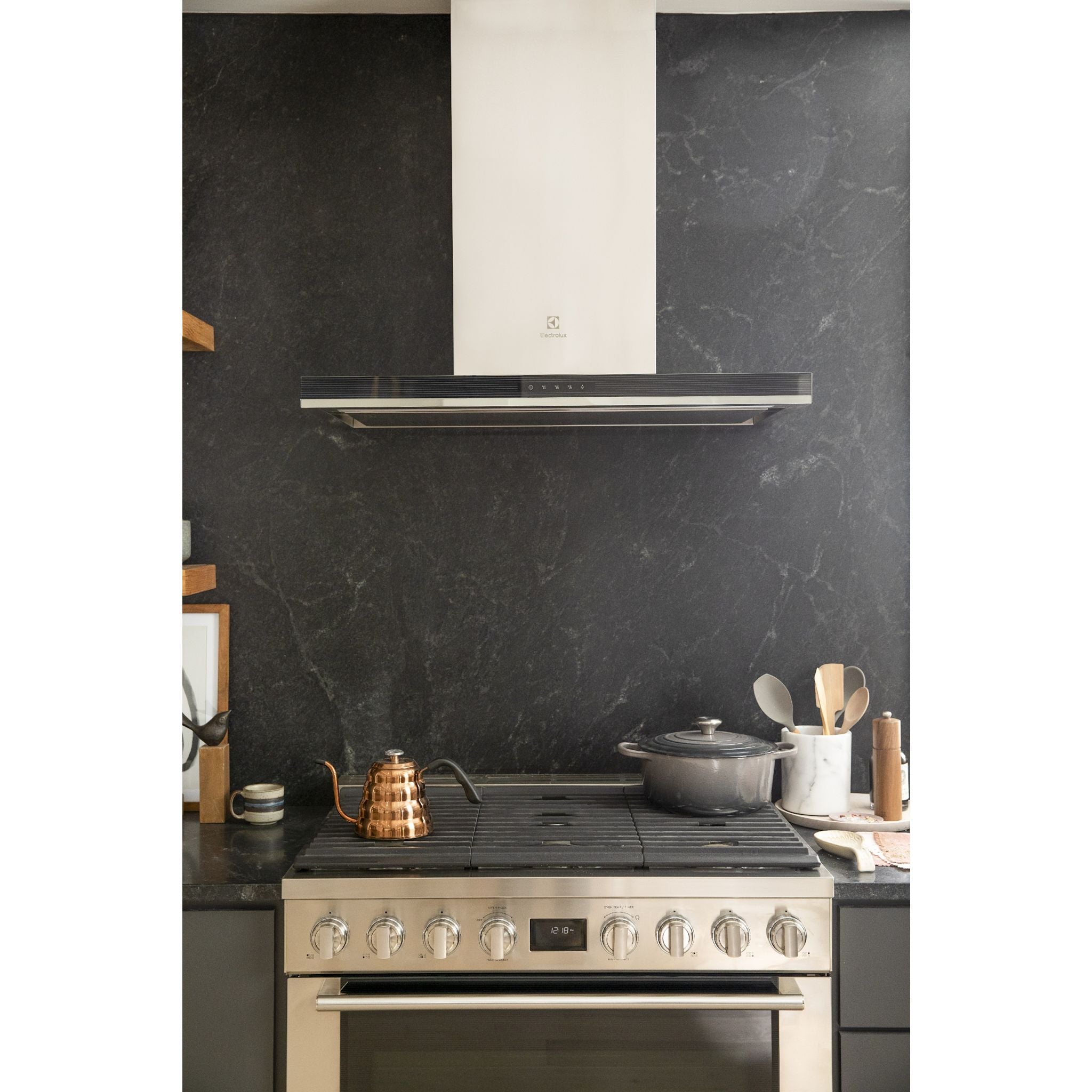 Cuisinière à gaz Electrolux (ECFD3668AS) - Acier inoxydable