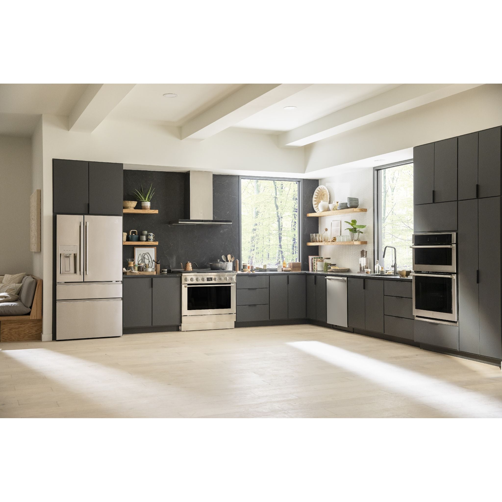 Cuisinière à gaz Electrolux (ECFD3668AS) - Acier inoxydable