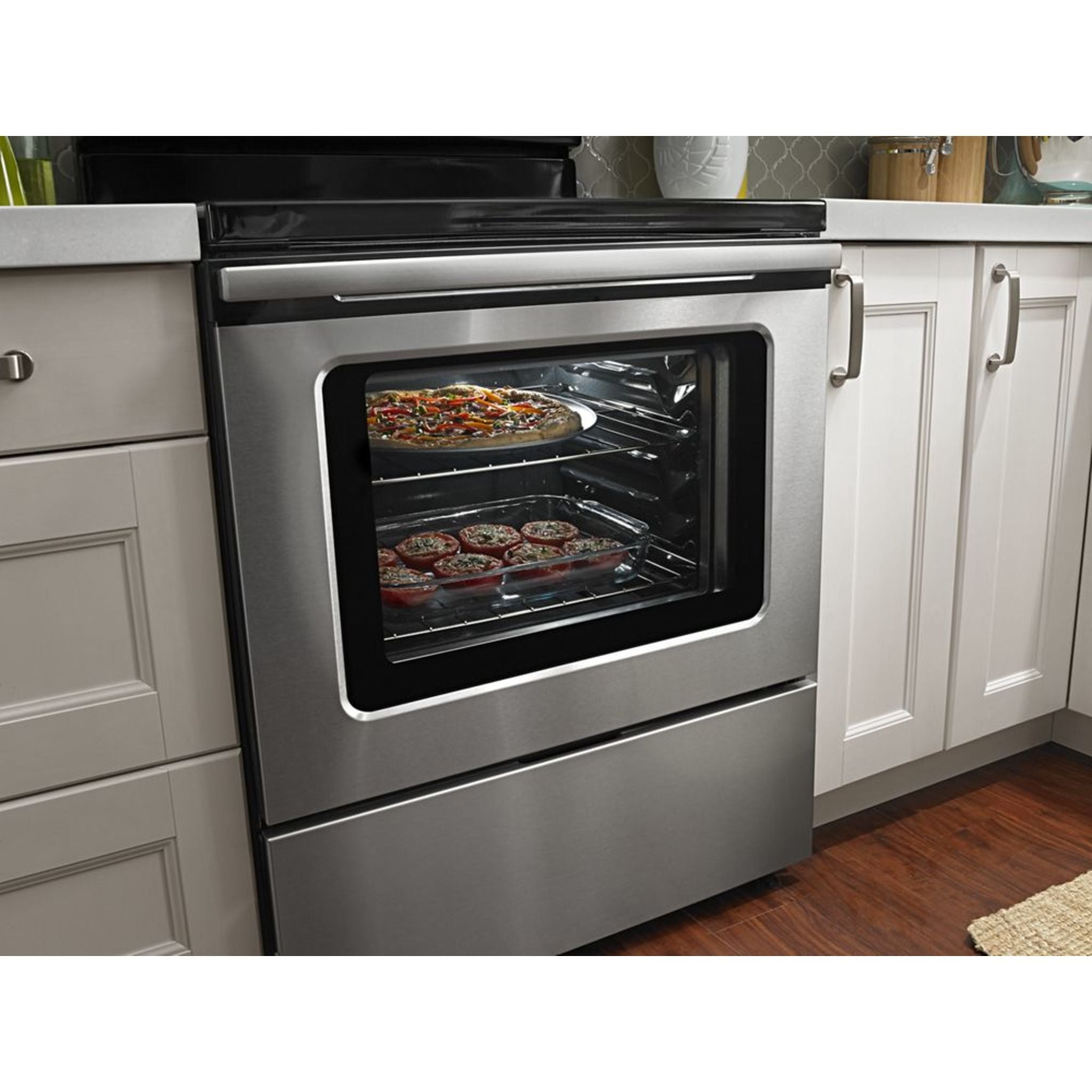 Cuisinière autonettoyante Amana (YACR4503SFW) - Blanc