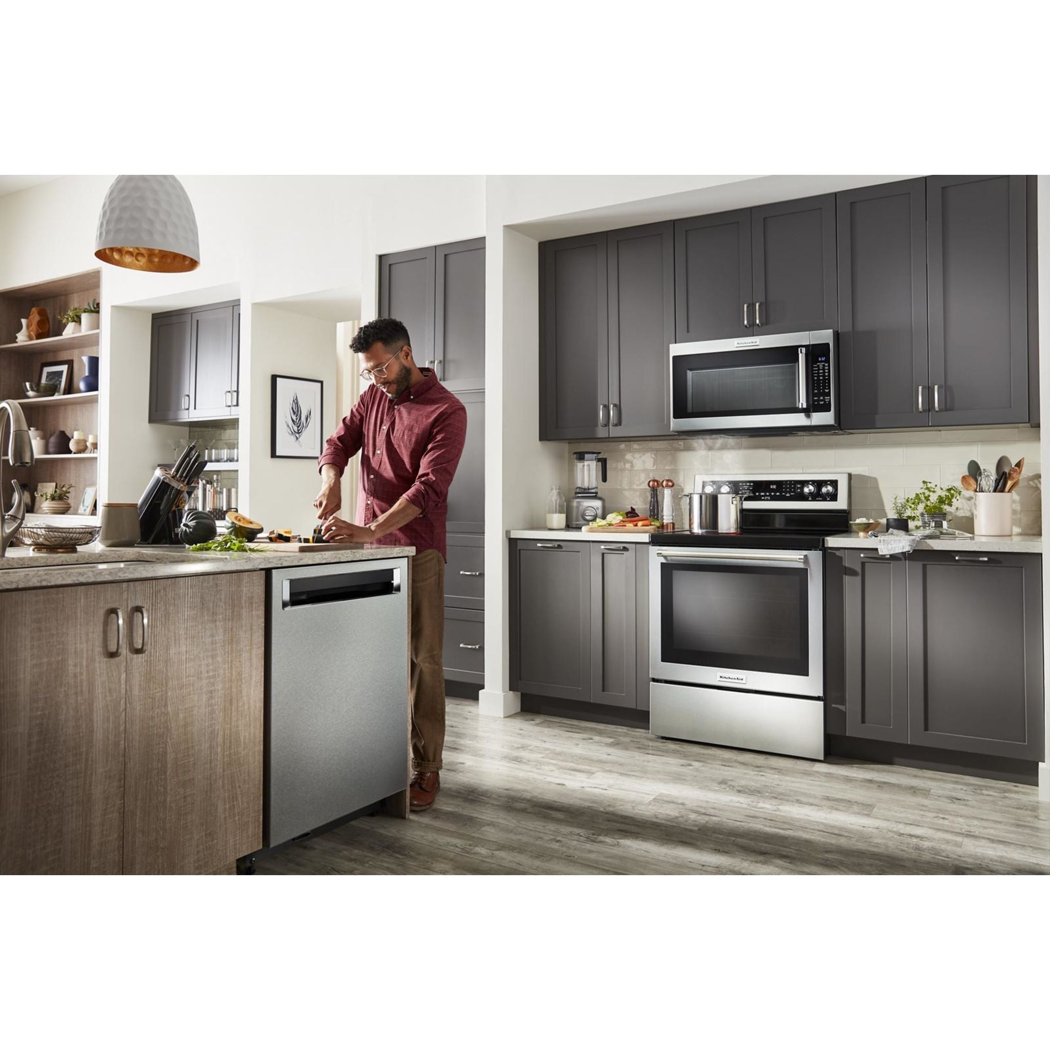 Lave-vaisselle KitchenAid avec cuve en acier inoxydable (KDPM804KPS) - Acier inoxydable