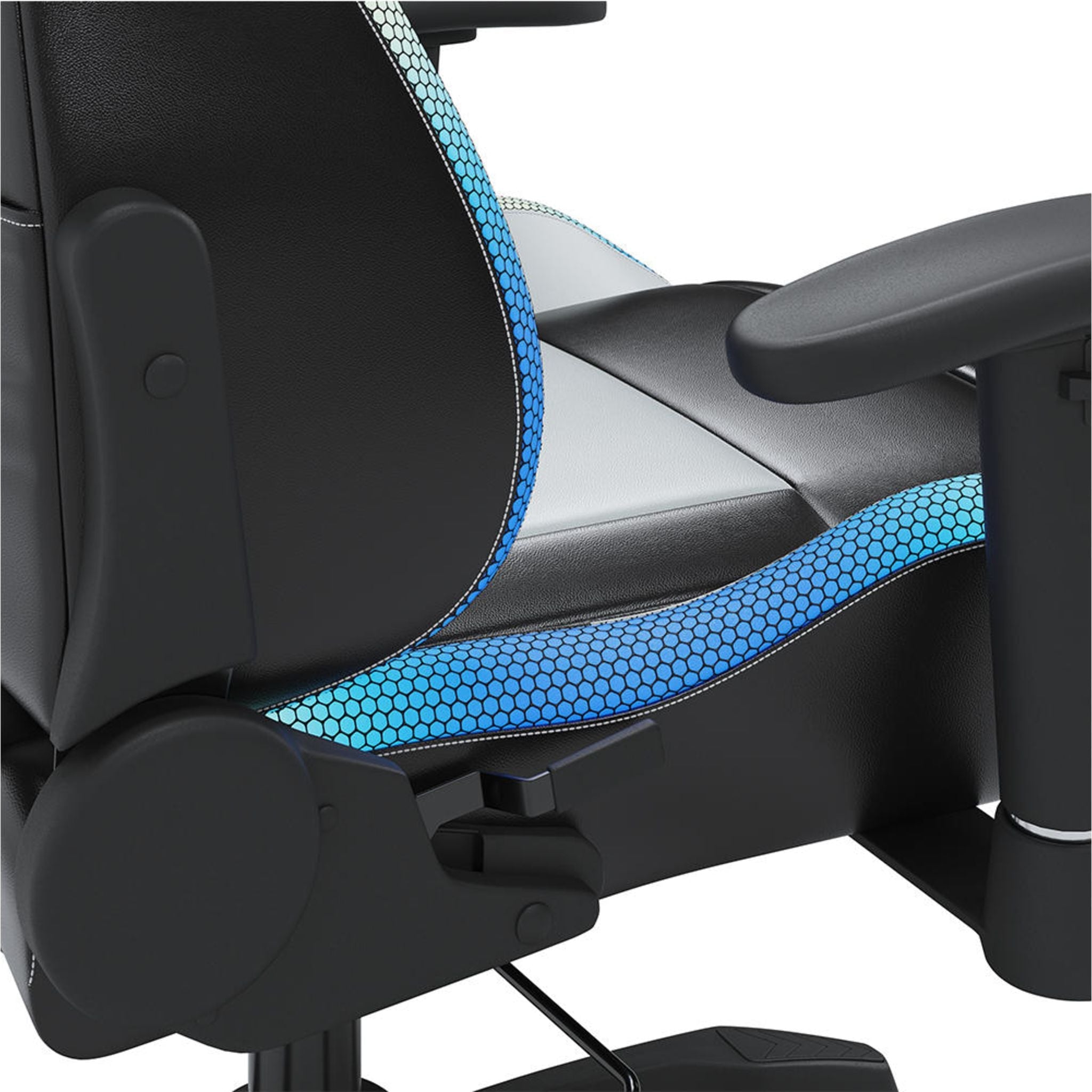 Chaise de jeu pivotante Lynxtyn - Noir/Gris