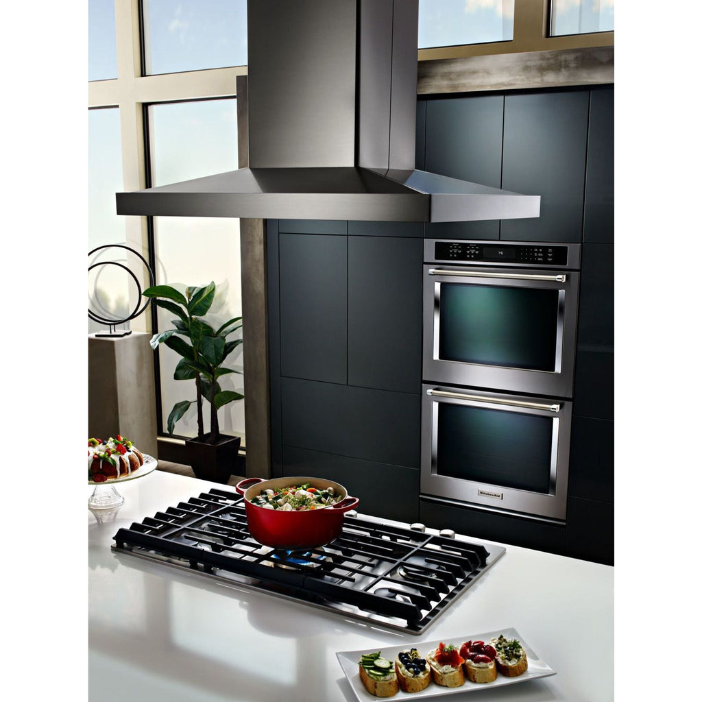 Table de cuisson à gaz KitchenAid 36 po (KCGS956ESS) - Acier inoxydable