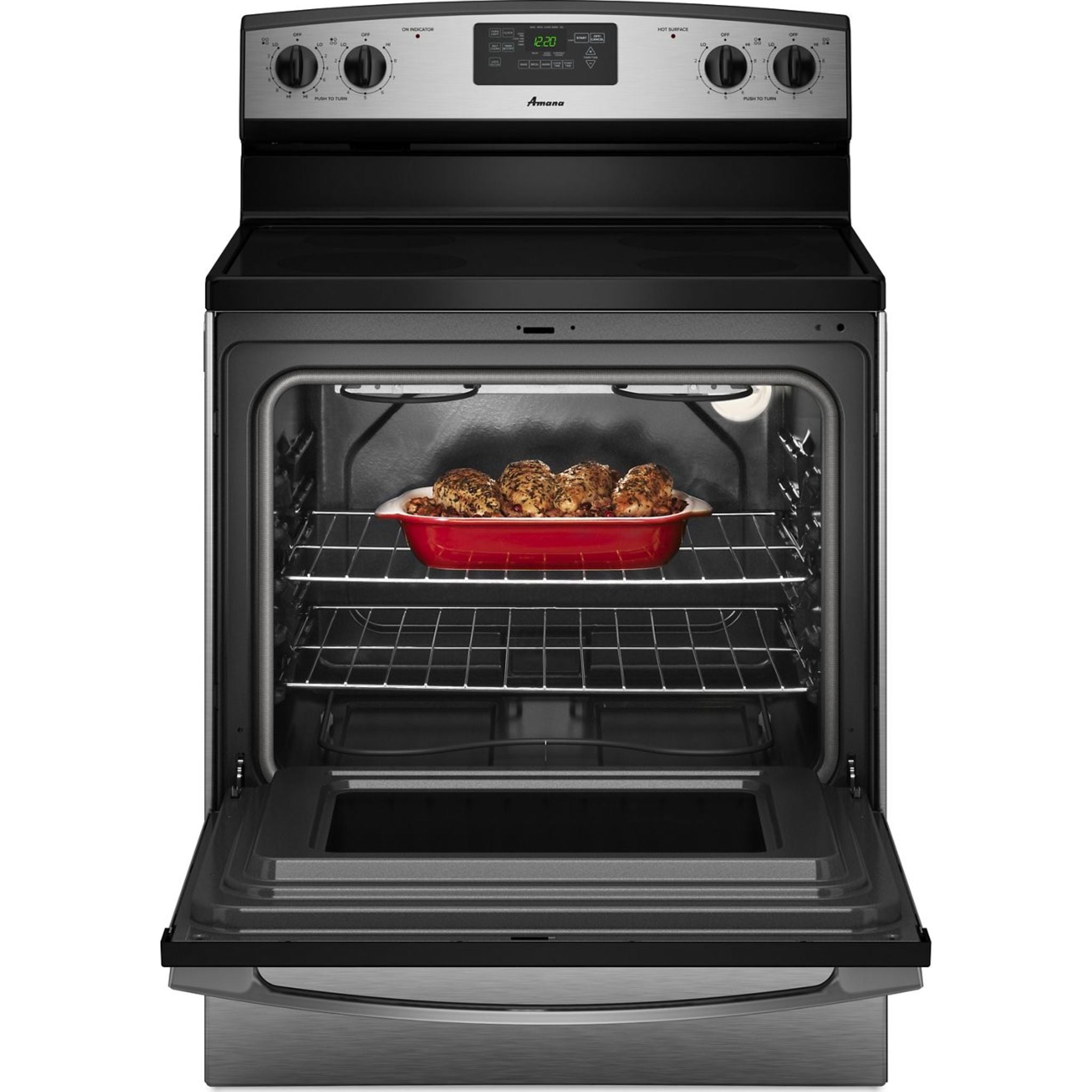Cuisinière autonettoyante Amana (YACR4503SFW) - Blanc