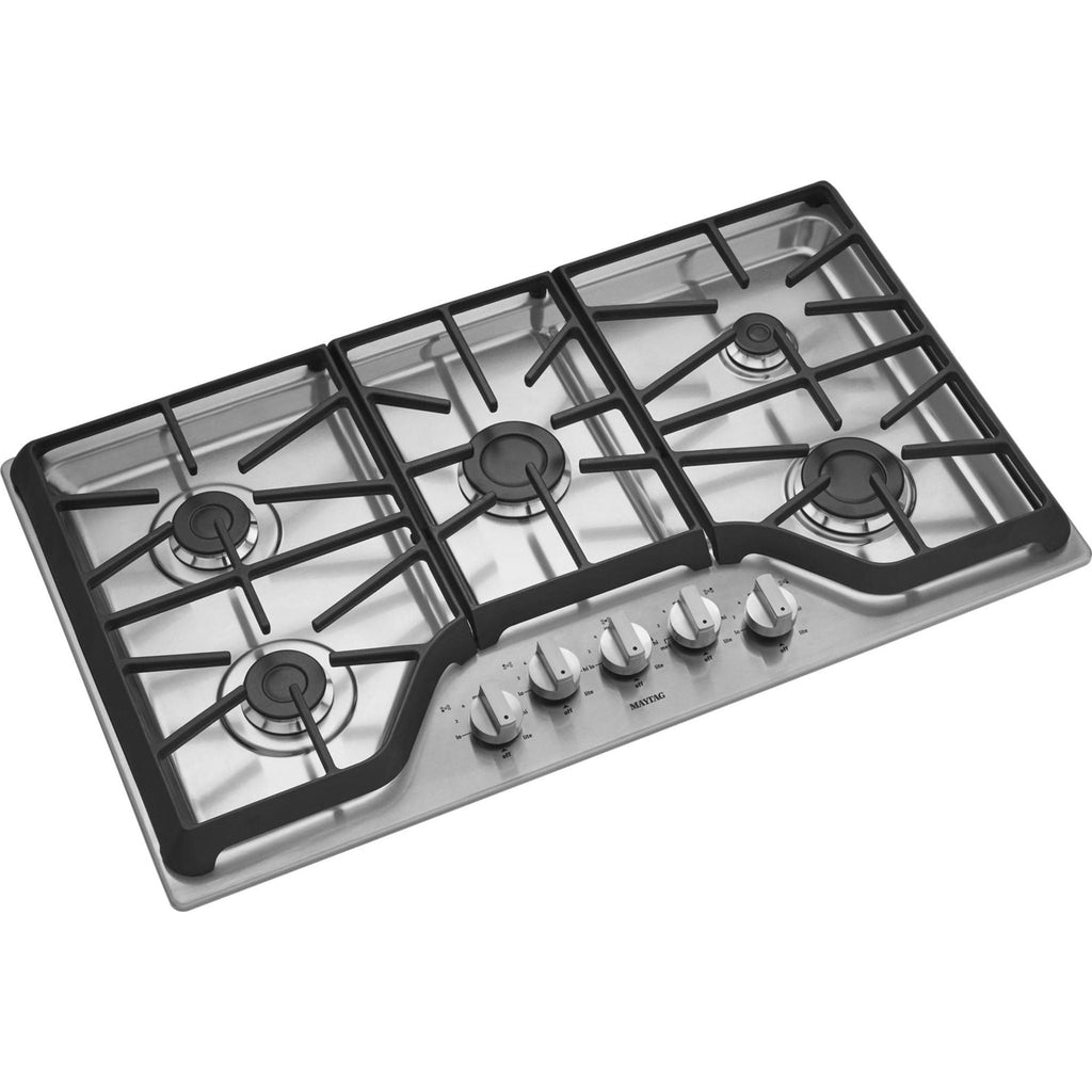 Table de cuisson à gaz Maytag 36 (MGC7536DS) - Acier inoxydable