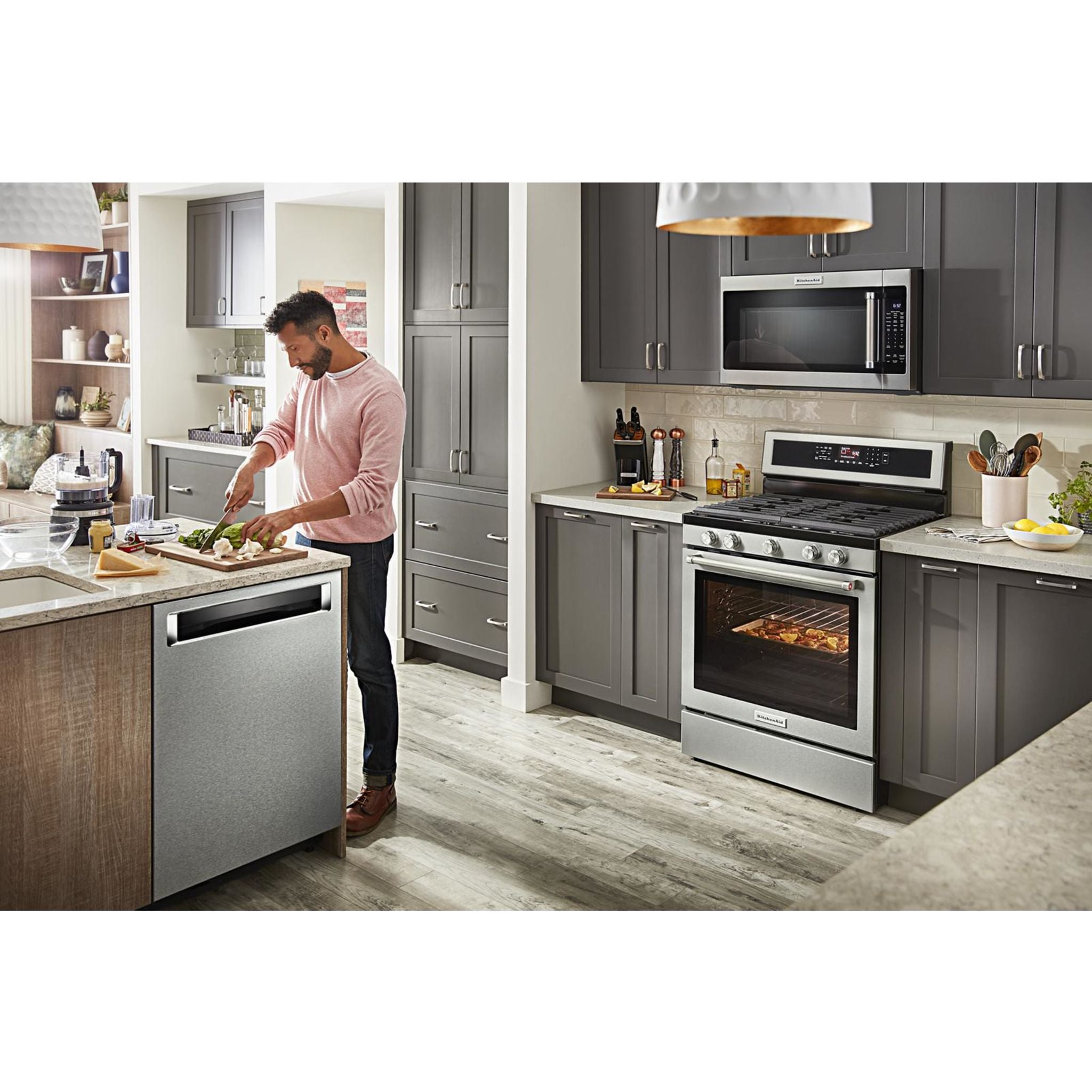 Lave-vaisselle KitchenAid avec cuve en acier inoxydable (KDPM804KPS) - Acier inoxydable
