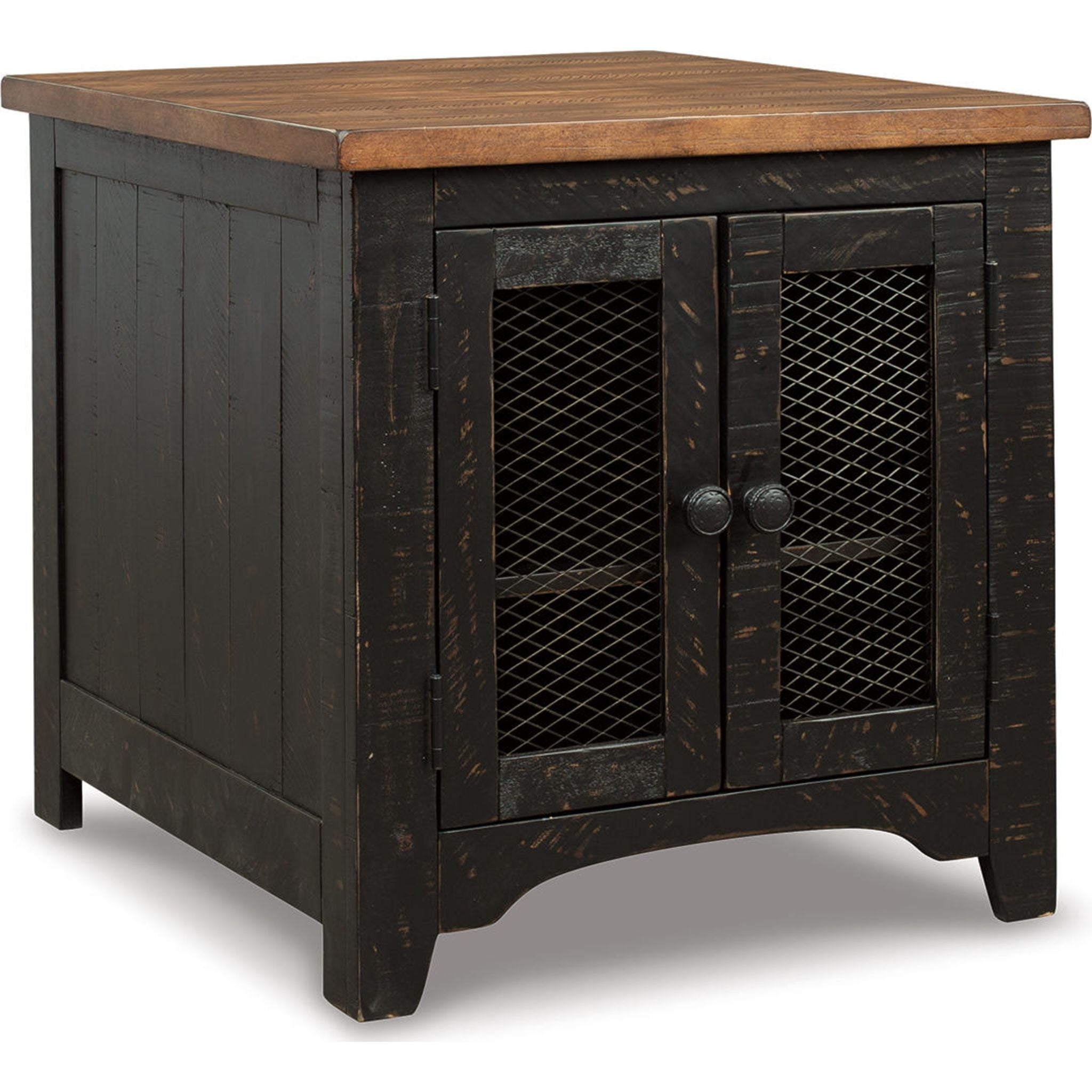Table d'appoint Kendell - Noir/Marron