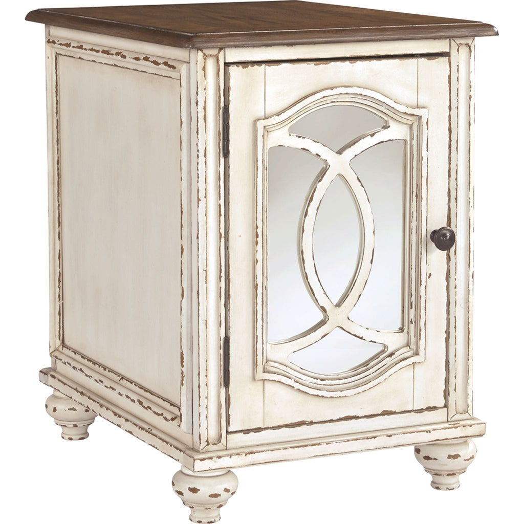 Table d'appoint Meinertz Chair - Blanc/Marron
