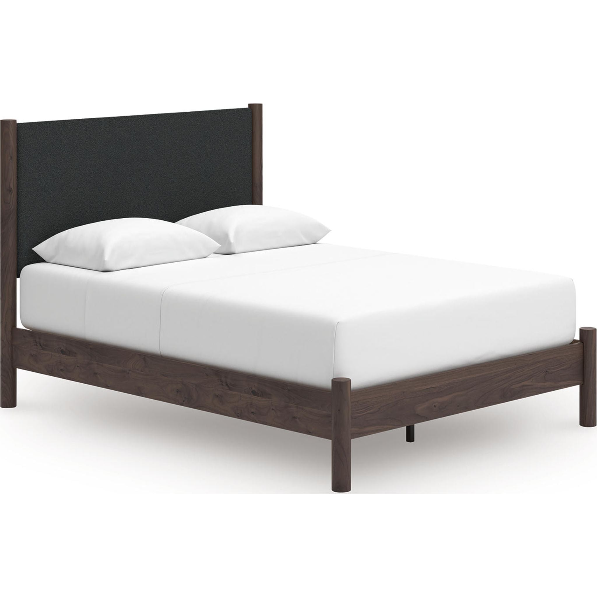 Lit plateforme Pamytta Queen - Marron