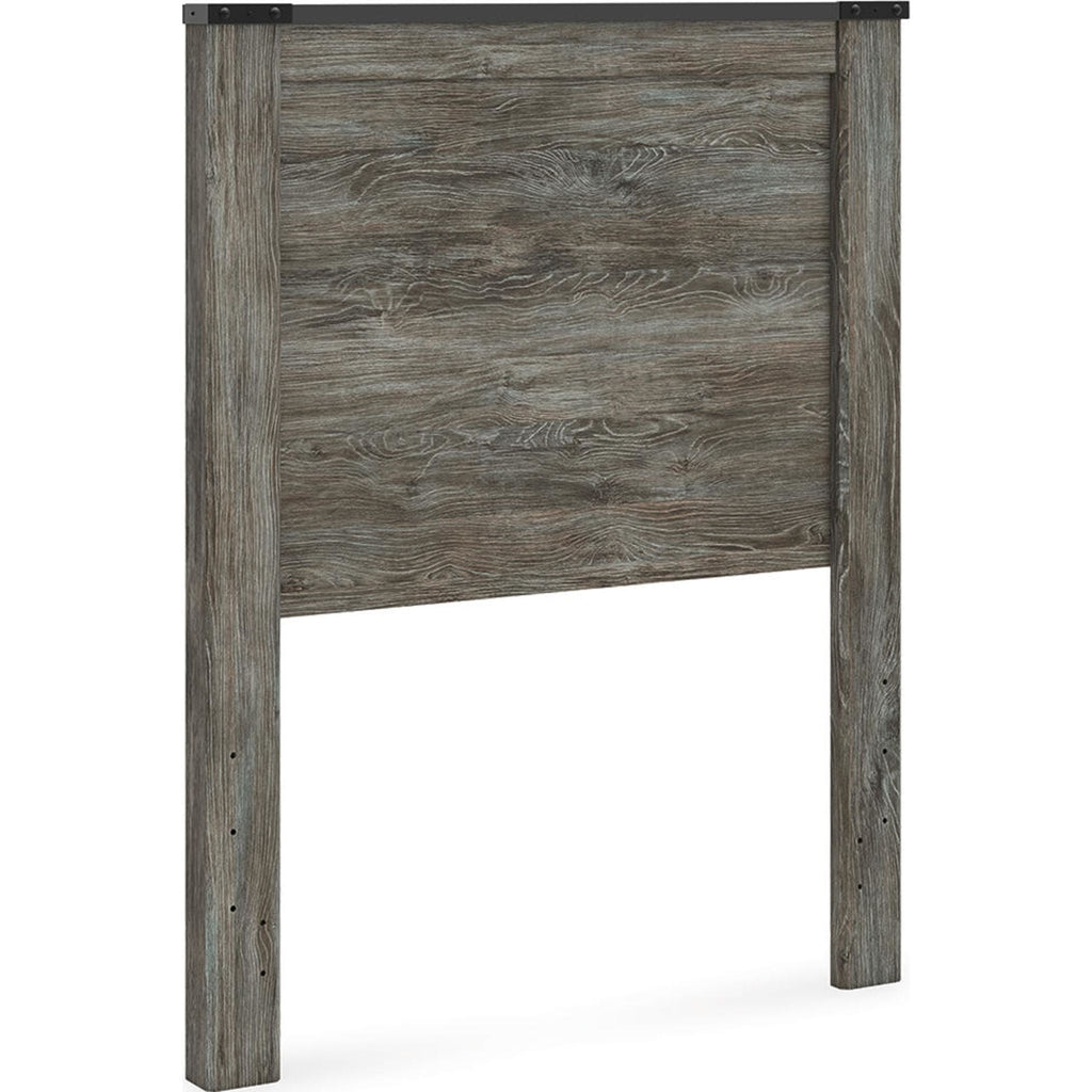 Tête de lit double Frandern - Gris