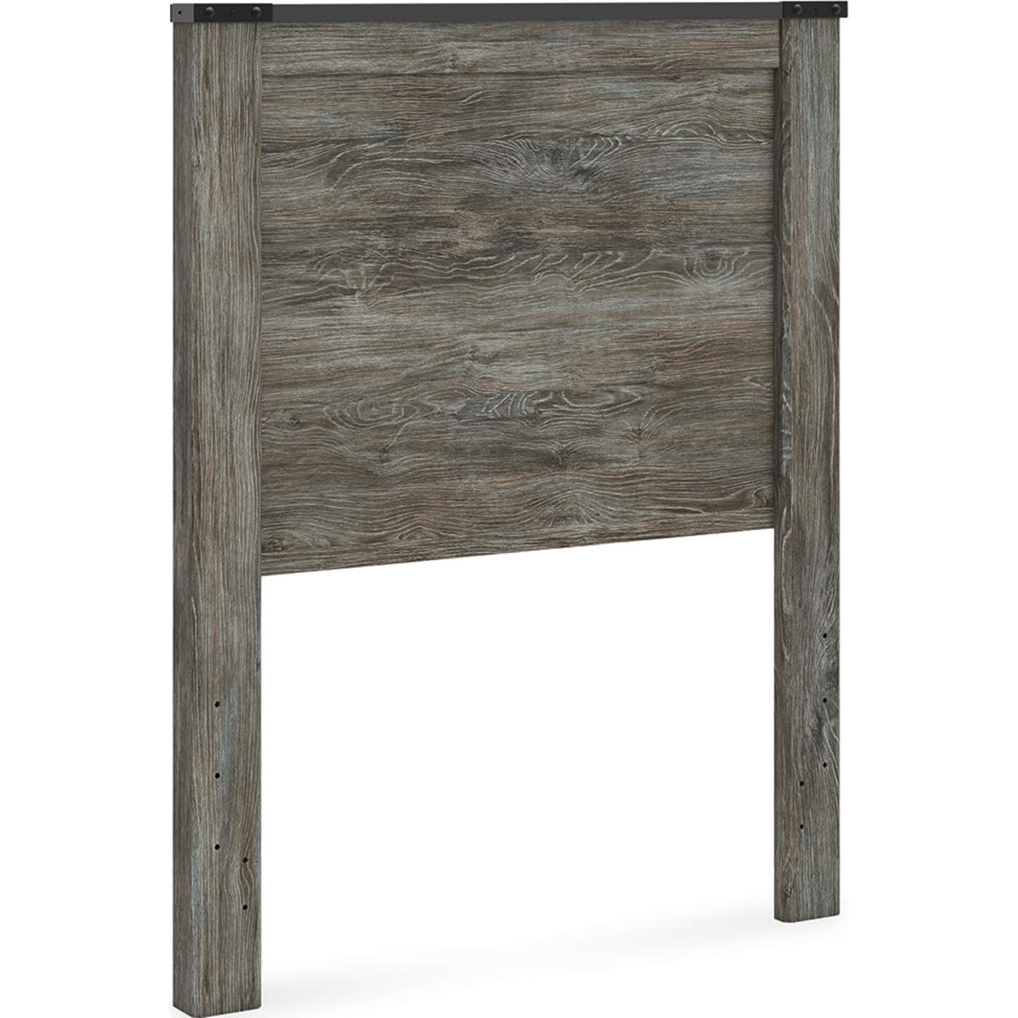 Tête de lit double Frandern - Gris
