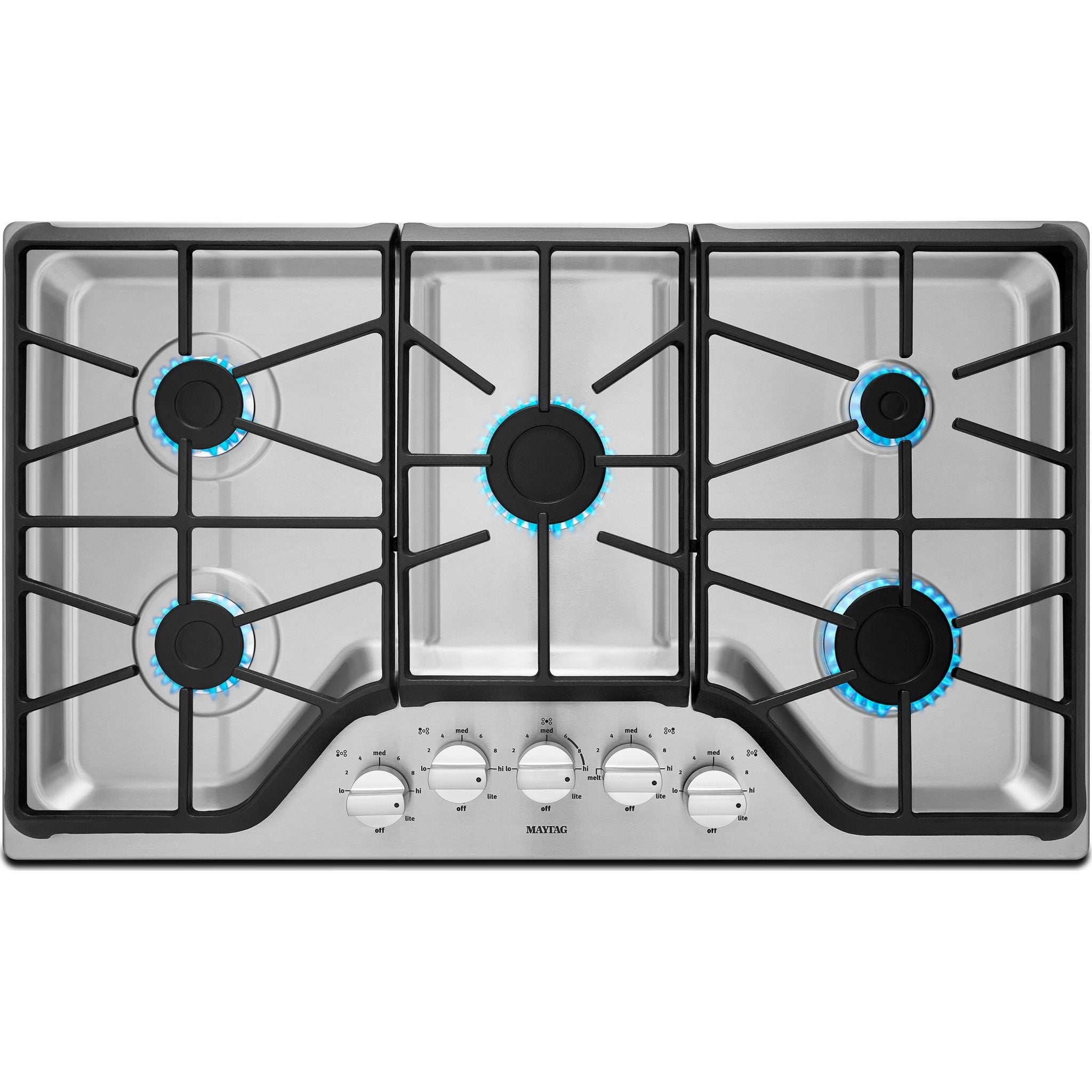 Table de cuisson à gaz Maytag 36 (MGC7536DS) - Acier inoxydable