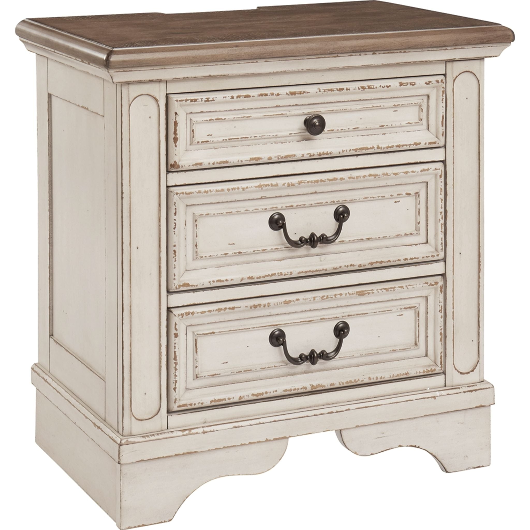 Table de chevet Realyn - Blanc