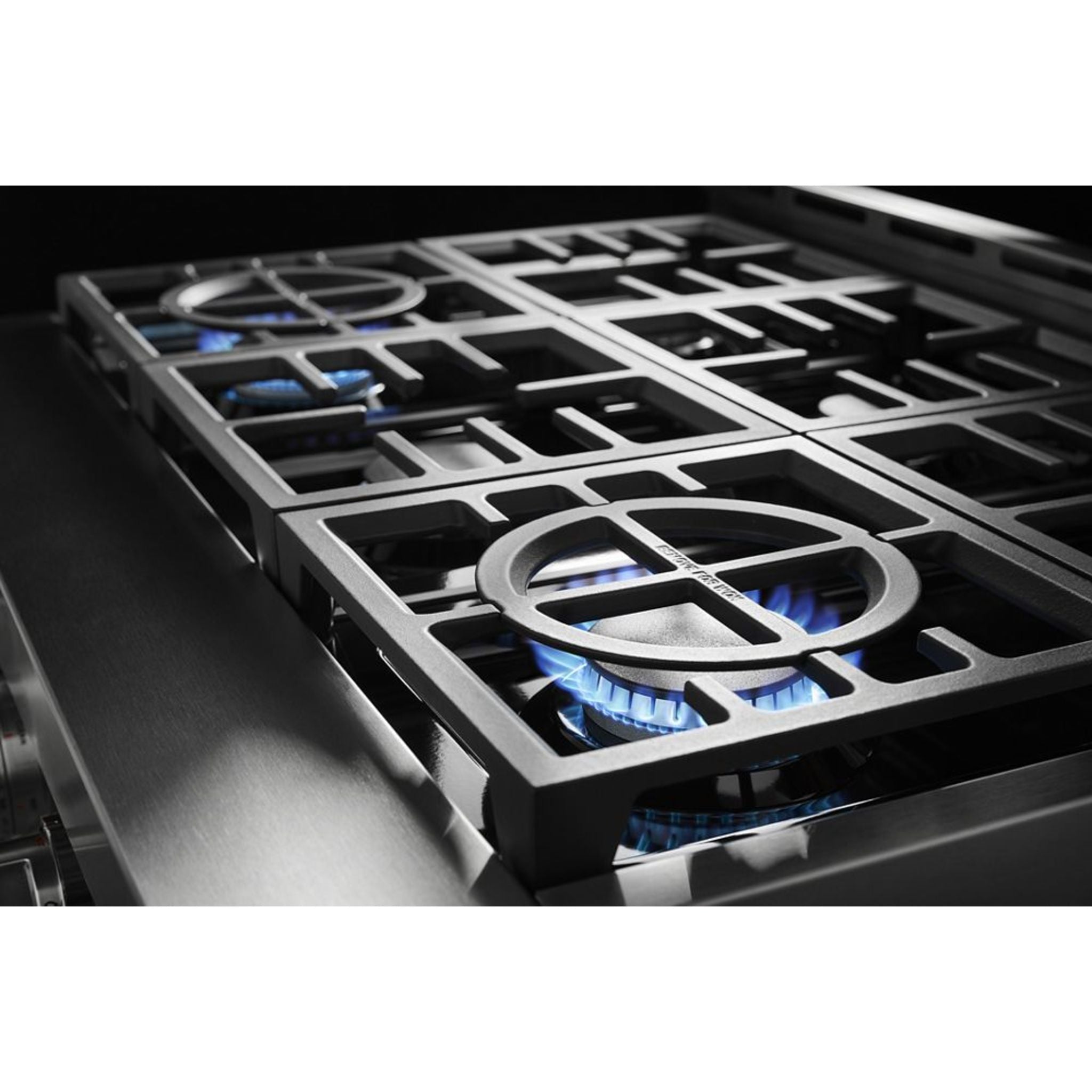 Table de cuisson à gaz KitchenAid 30 (KCGC500JSS) - Acier inoxydable